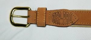 Zep Pro  Fish Belt Size 30 Made In USA Brass Buckl